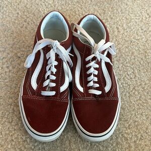 Vans burgundy classics